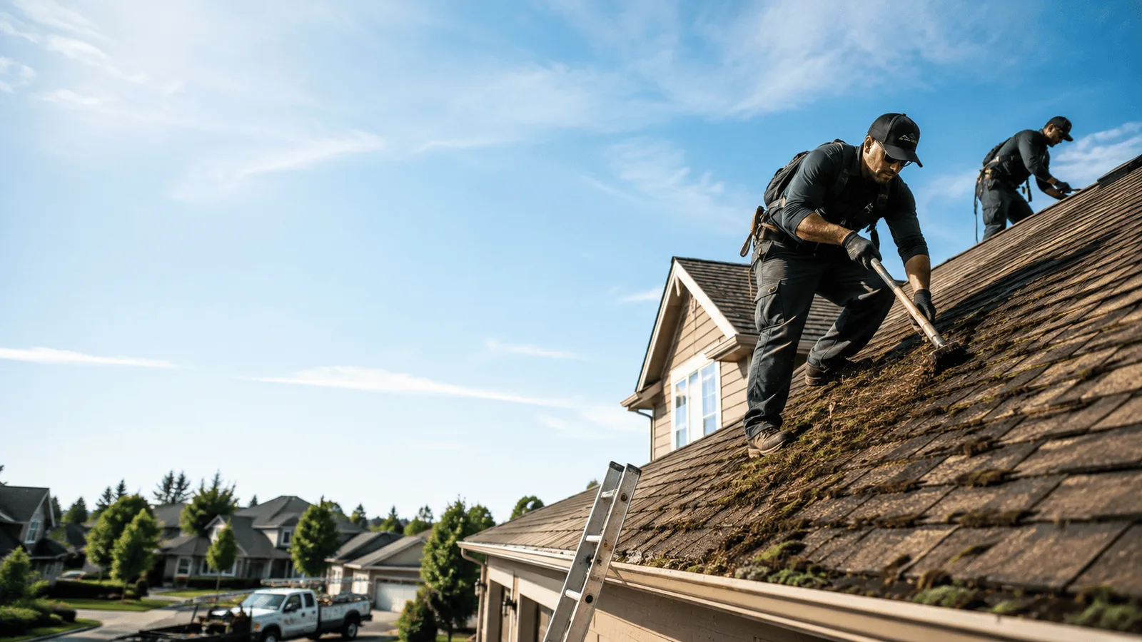 Roof Moss Removal in Nebo, IL near me